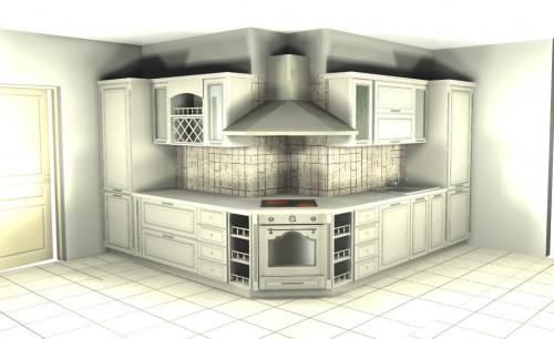Проект Кухни на заказ|ИНТЕРЬЕР САЛОН 3D