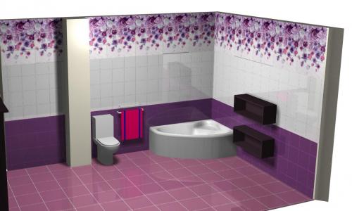 Проект Ванная комната на заказ|ИНТЕРЬЕР САЛОН 3D